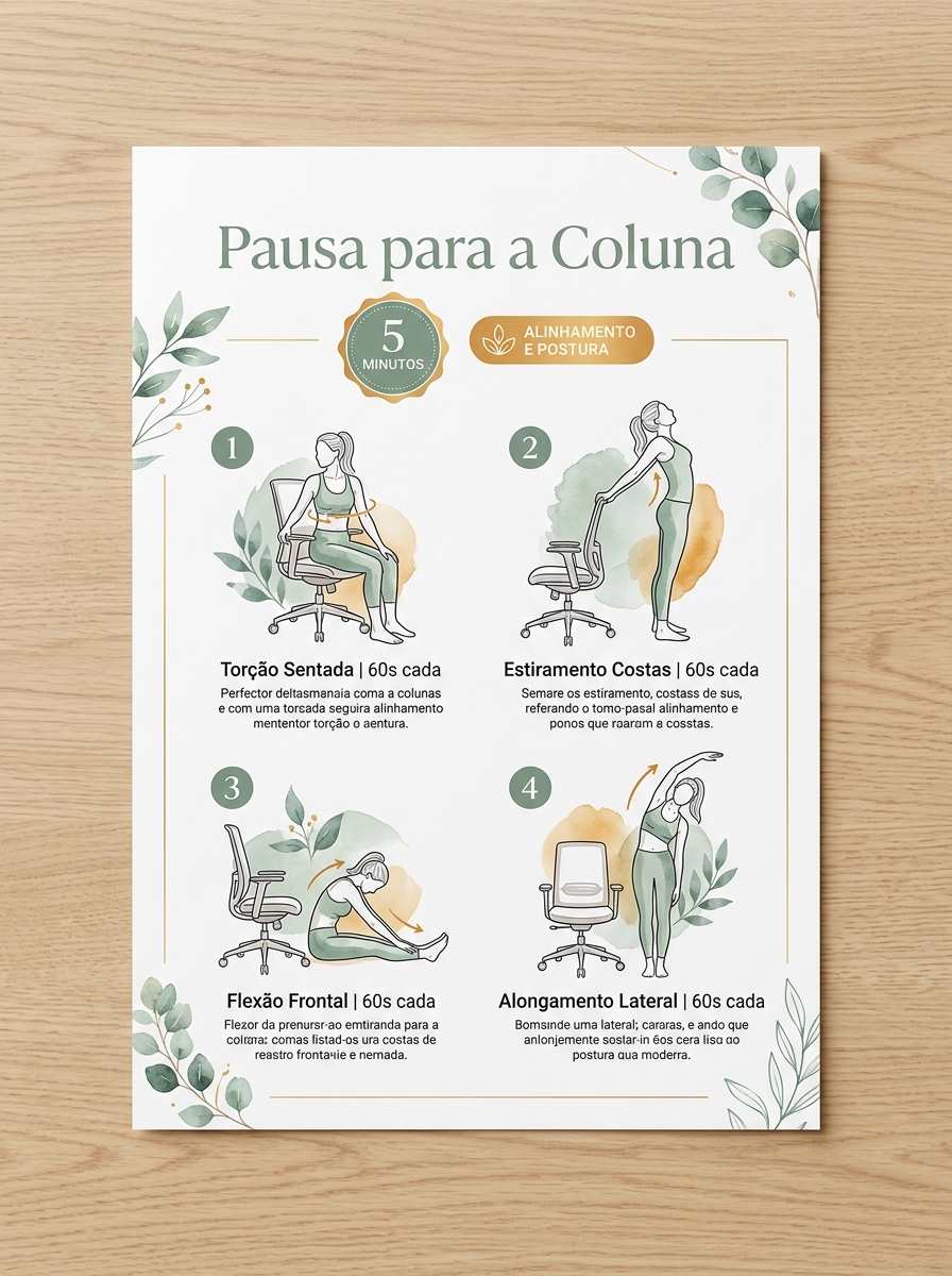 Ficha 06: Pausa para a Coluna - alinhamento e relaxamento